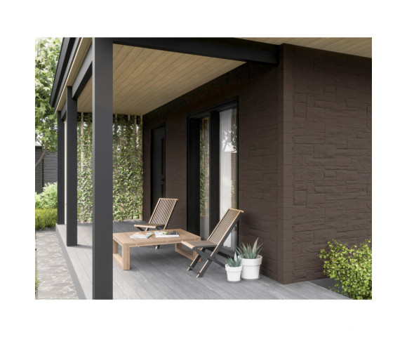 Фасадные панели Технониколь Оптима песчаник темно-коричневый