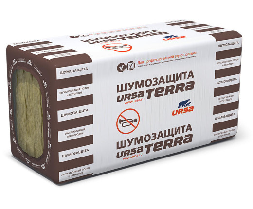 Утеплитель URSA TERRA Шумозащита 50х610х1250 мм