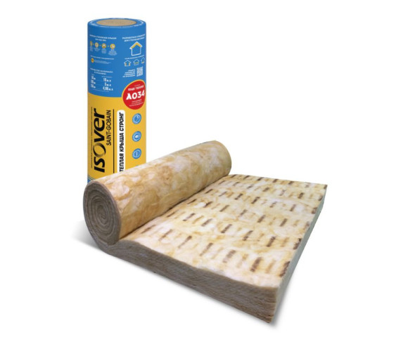 Утеплитель Изовер Теплая Крыша Стронг 100х1220х4100 мм
