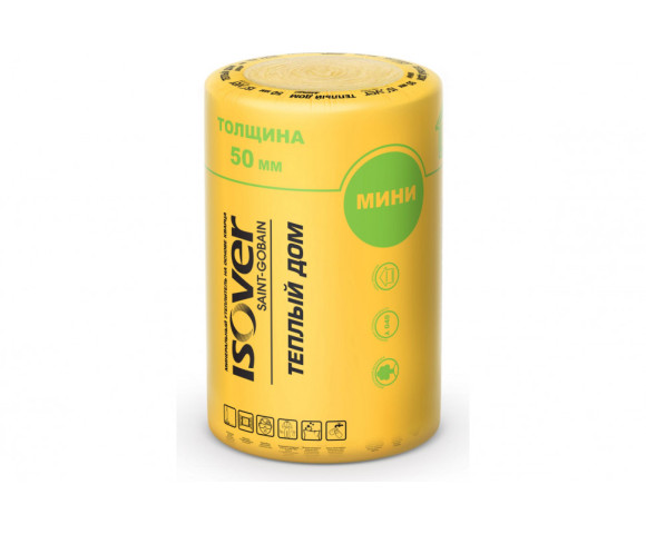 Утеплитель Изовер Теплый Дом 50х610х8200 мм