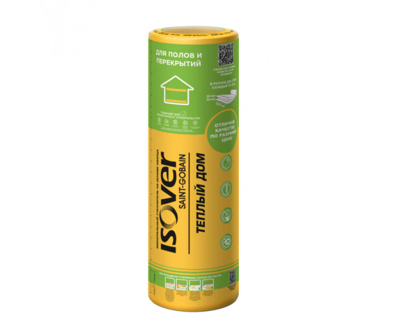 Утеплитель Изовер Теплый Дом 50х1220х8200 мм