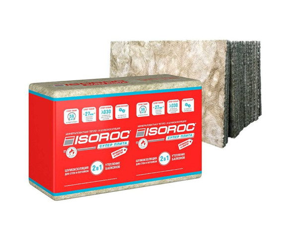 Утеплитель ISOROC Супер Плита 27 мм