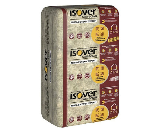 Утеплитель Изовер Теплые Стены Стронг 50х610х1000 мм