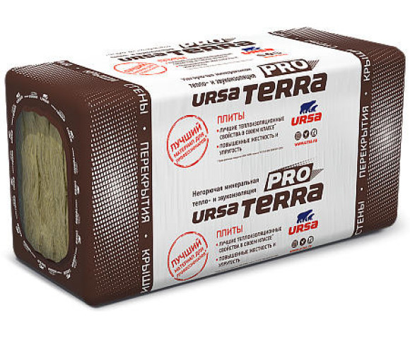 Утеплитель URSA TERRA PRO 34 PN 50х610х1000 мм