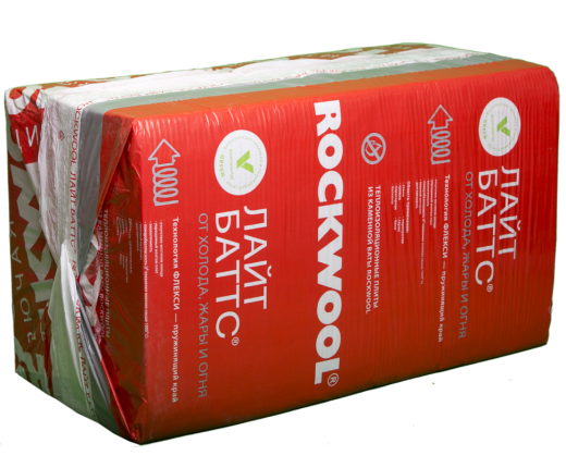 Утеплитель Роквул Лайт Баттс 50х600х1000 мм