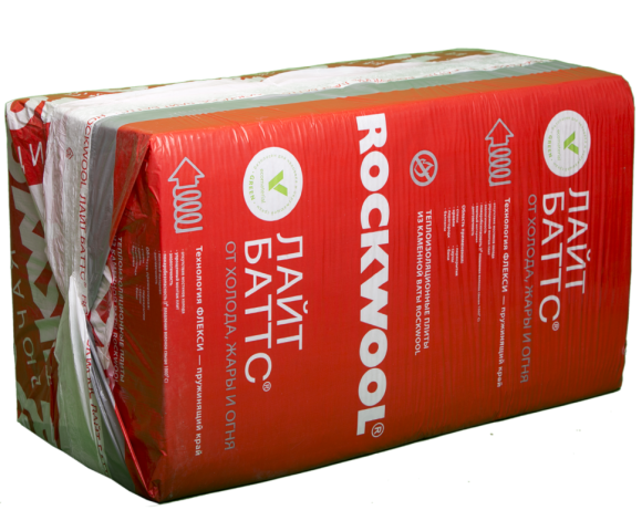 Утеплитель Роквул Лайт Баттс 50х600х1000 мм