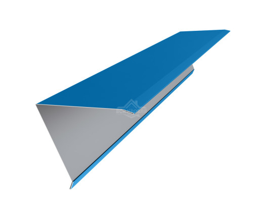 Конек для односкатной фальцевой кровли 160х160 Полиэстер RAL 5005