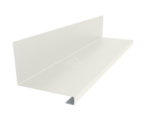 Планка примыкания нижняя к трубе 157х200х30 Полиэстер RAL 9002 для фальцевой кровли