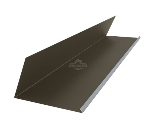 Планка примыкания верхняя к трубе 250х210 Texture RR-32 для фальцевой кровли