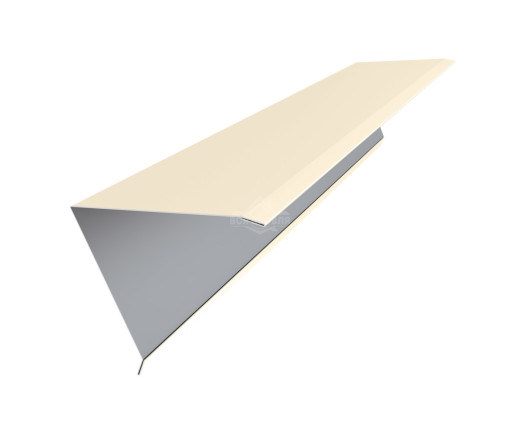 Конек для односкатной фальцевой кровли 160х160 Полиэстер RAL 1015
