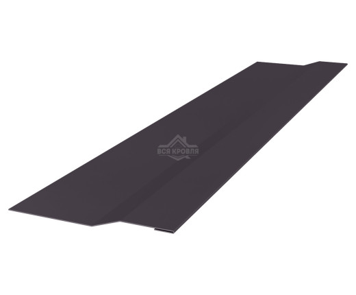 Планка крепежная 50х20х30 Полиэстер RAL 8019 для фальцевой кровли
