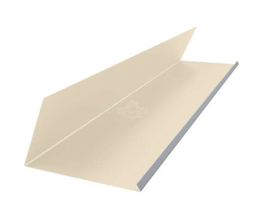 Планка примыкания верхняя к трубе 250х210 Полиэстер RAL 1015 для фальцевой кровли