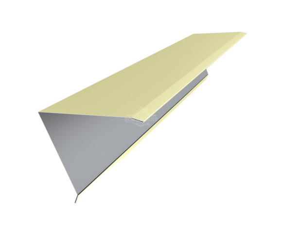 Конек для односкатной фальцевой кровли 160х160 Полиэстер RAL 1014