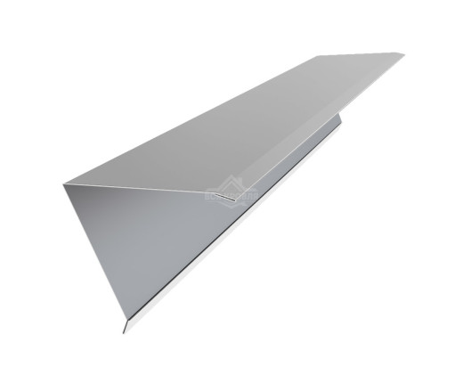 Конек для односкатной фальцевой кровли 160х160 Полиэстер RAL 9006