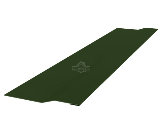 Планка крепежная 50х20х30 Полиэстер RAL 6020 для фальцевой кровли