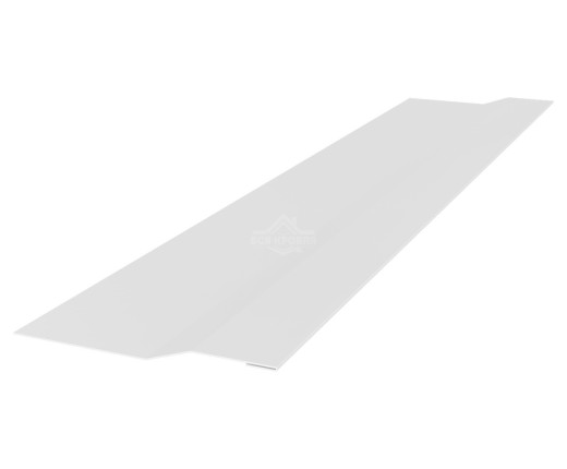 Планка крепежная 50х20х30 Полиэстер RAL 9003 для фальцевой кровли