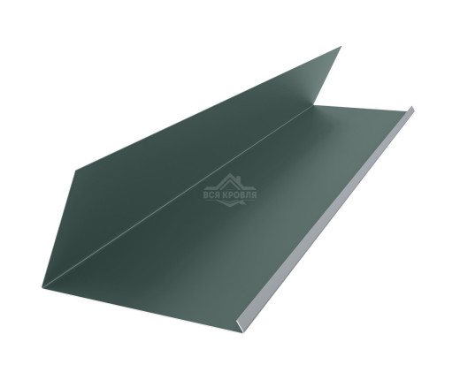 Планка примыкания верхняя к трубе 250х210 Полиэстер RAL 7005 для фальцевой кровли