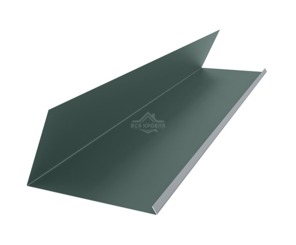 Планка примыкания верхняя к трубе 250х210 Полиэстер RAL 7005 для фальцевой кровли