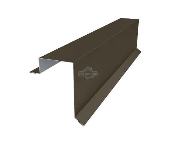 Планка торцевая 100х60 Texture RR-32 для фальцевой кровли