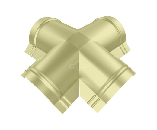 Четверник для конька полукруглого малого Полиэстер RAL 1014