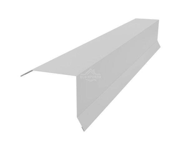 Планка торцевая (ветровая) 80х90 Полиэстер RAL 7035