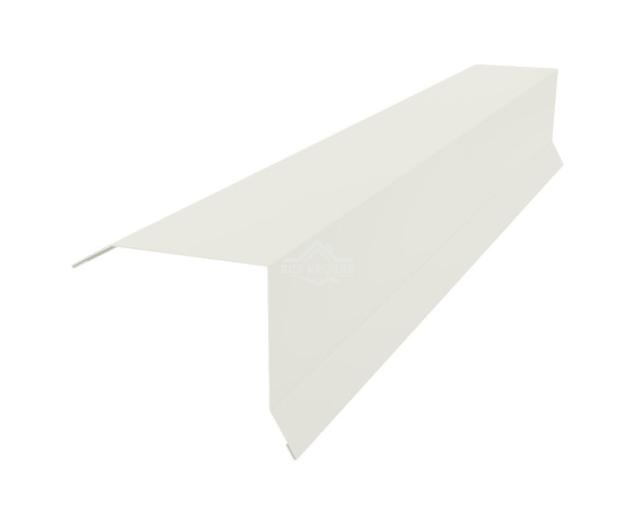 Планка торцевая (ветровая) 80х90 Полиэстер RAL 9002