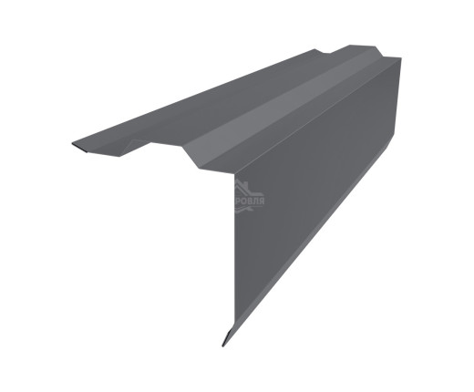 Планка торцевая (ветровая) фигурная 115х105 MAT RAL 7024