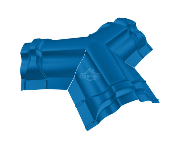 Тройник Y-образный для конька ПРЕМИУМ Полиэстер RAL 5005