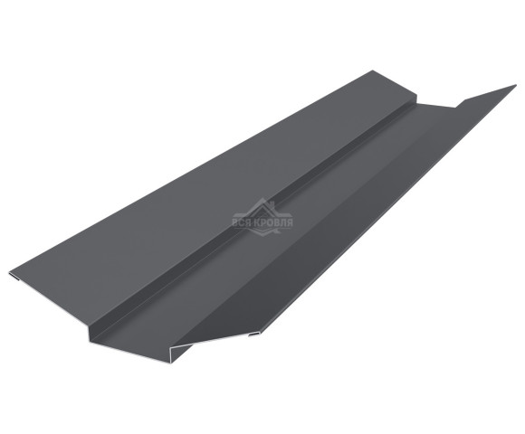 Ендова верхняя фигурная 85х80х85 Pural RAL 7024