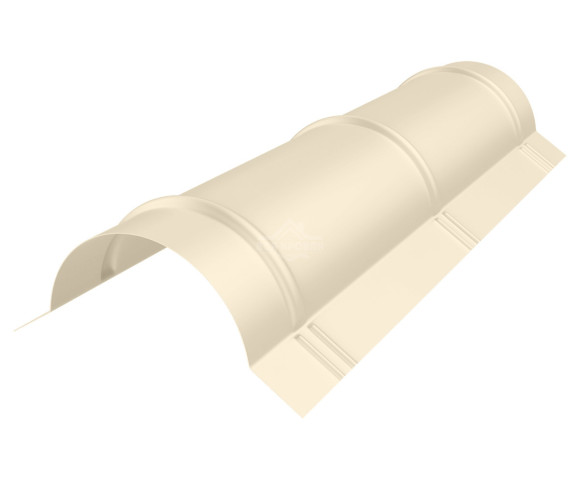 Конек полукруглый малый Полиэстер RAL 1015