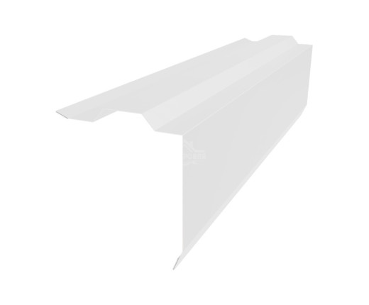 Планка торцевая (ветровая) фигурная 115х105 Полиэстер RAL 9003