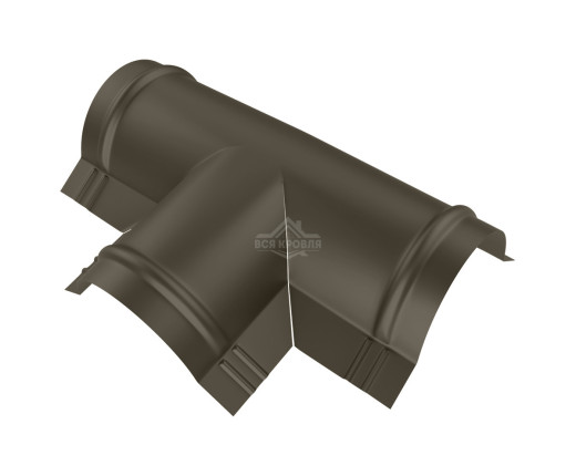 Тройник T-образный для конька полукруглого малого Texture RR-32