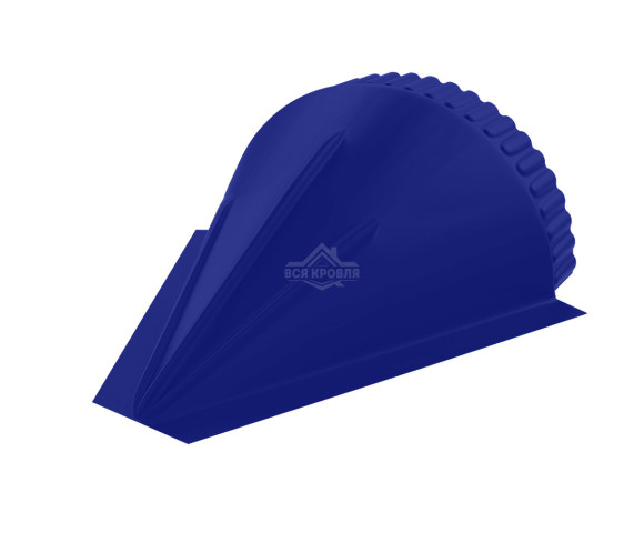 Заглушка конусная для конька полукруглого малого Полиэстер RAL 5002