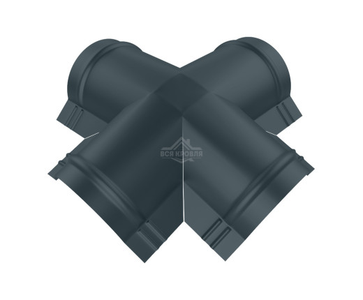 Четверник для конька полукруглого малого Полиэстер RAL 7016