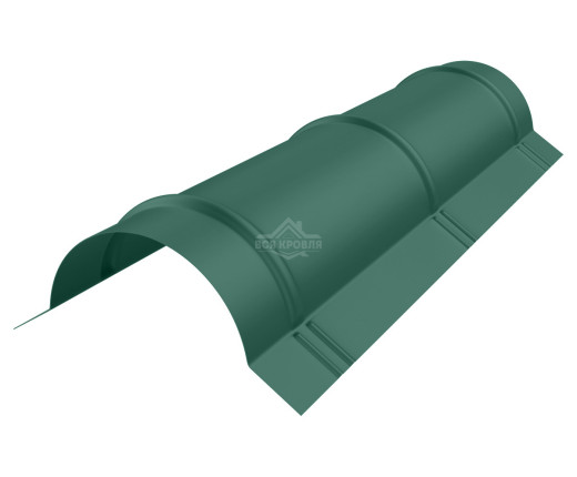 Конек полукруглый малый MAT RAL 6005