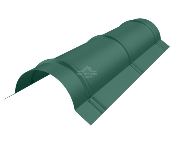 Конек полукруглый малый MAT RAL 6005