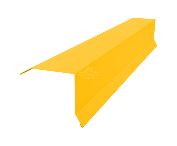 Планка торцевая (ветровая) 80х90 Полиэстер RAL 1018