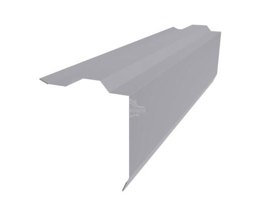 Планка торцевая (ветровая) фигурная 115х105 Полиэстер RAL 7004