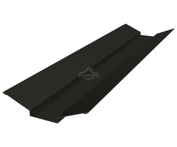 Ендова верхняя фигурная 85х80х85 MAT двусторонний RAL 9005