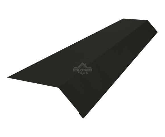 Планка карнизная (капельник) 60х100 Pural RAL 9005