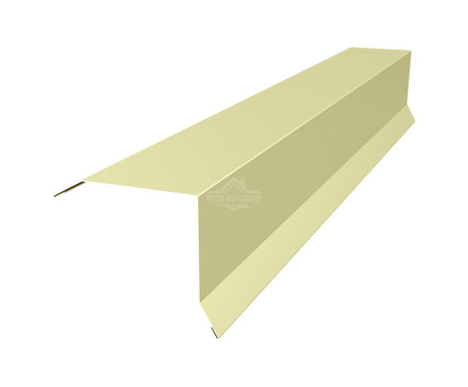 Планка торцевая (ветровая) 80х90 Полиэстер RAL 1014