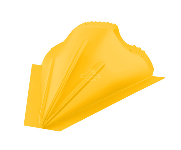 Заглушка конусная для конька ПРЕМИУМ Полиэстер RAL 1018