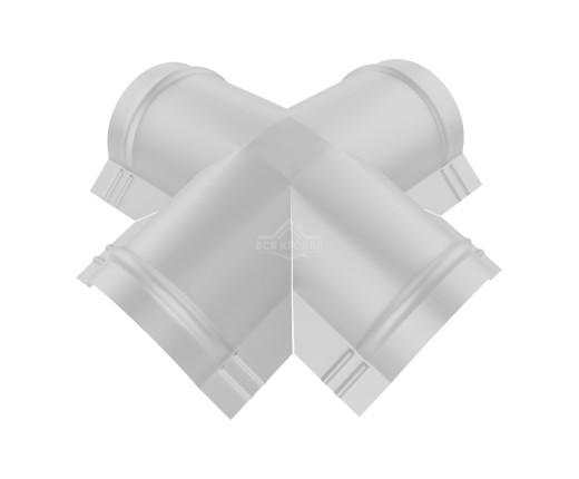 Четверник для конька полукруглого малого Полиэстер RAL 7035