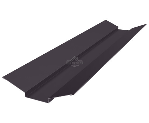 Ендова верхняя фигурная 85х80х85 MAT RAL 8019