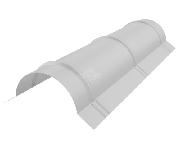 Конек полукруглый малый Полиэстер RAL 7035