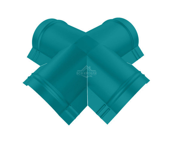 Четверник для конька полукруглого малого Полиэстер RAL 5021