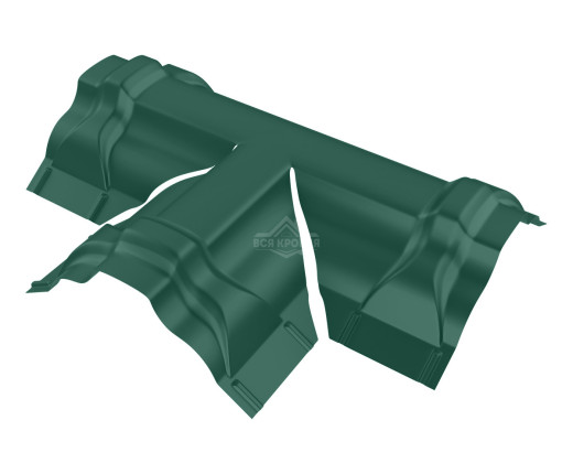 Четверник для конька ПРЕМИУМ MAT RAL 6005