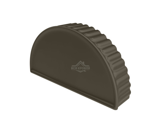 Заглушка торцевая для конька полукруглого малого Texture RR-32