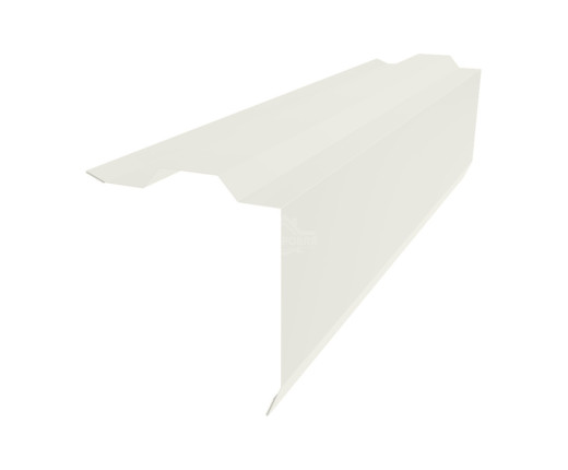 Планка торцевая (ветровая) фигурная 115х105 Полиэстер RAL 9002