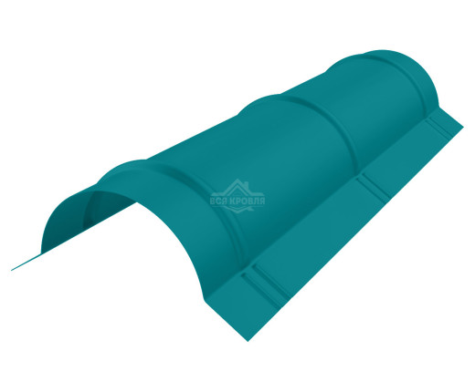 Конек полукруглый малый Полиэстер RAL 5021